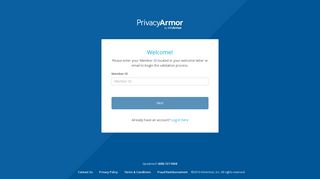 Secure Login - PrivacyArmor - InfoArmor