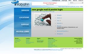 New Google Mail & Postini Login - Infobahn Outfitters - Macomb, IL
