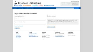 Sign In - Infobase Publishing