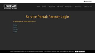 Service Portal: Partner Login - InfoCare Nordic