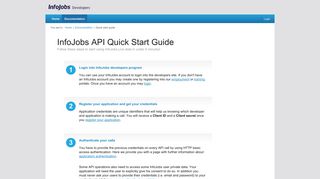 InfoJobs API Quick Start Guide - Infojobs Developer Site