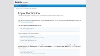 App authentication - Infojobs Developer Site