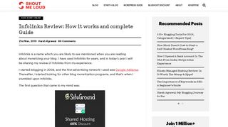 Infolinks Review: Can it Make Money for your blog? - ShoutMeLoud