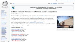 Instituto del Fondo Nacional de la Vivienda para los ... - Wikipedia