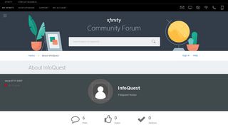 About InfoQuest - Xfinity Help and Support Forums