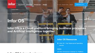 Infor OS | Cloud Platform | Infor