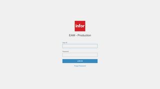 Infor EAM - Log In