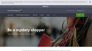 Be a mystery shopper | Financial intelligence - Informa Financial ...