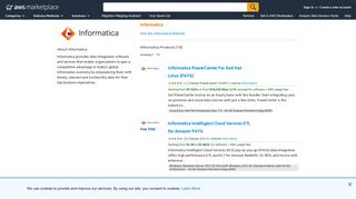 AWS Marketplace: Informatica