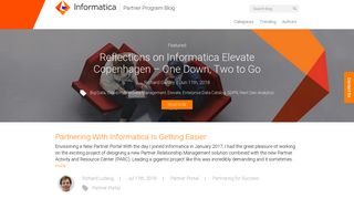 Informatica Partner Program Blog - The Informatica Blog