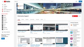 Informatica Support - YouTube
