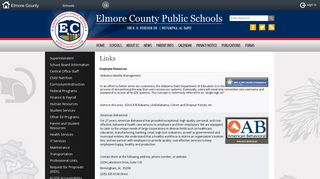 Links | Employee Resources | Elmore County