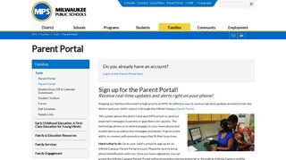 MPS: Parent Portal
