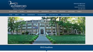 Rutherford High School - Rutherford Public Schools, Rutherford, New ...