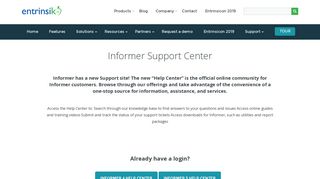 Customer Support | Entrinsik : Entrinsik