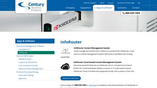 Century Business Products | Apps & Software - InfoRouter