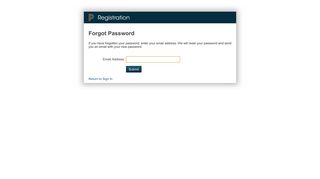 I Forgot My Password - PowerSchool Registration Portal