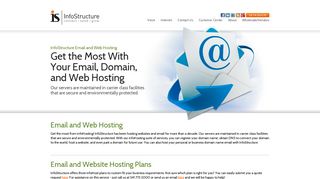 Domain & Email Hosting | Hosting Services. - InfoStructure