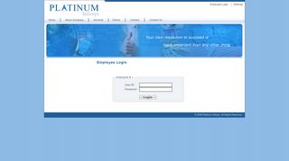 Employee Login - Welcome to PLATINUM Infosys