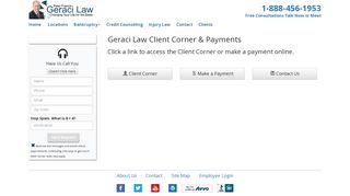 Geraci Law Client Corner | Clients and Payments | Peter Francis ...