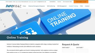 Online Training – Infotrac