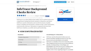 2019 InfoTracer Reviews: Background Checks