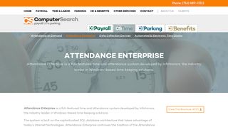 Attendance Enterprise - ComputerSearch | Payroll. Time. Parking.