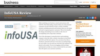 InfoUSA Review 2018 | Top Direct Mail Company - Business.com