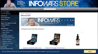 Infowars Life - Infowars store