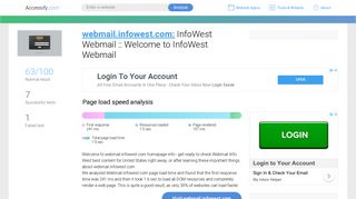 Access webmail.infowest.com. InfoWest Webmail :: Welcome to ...