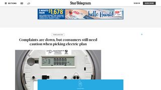 Consumers need caution when picking Texas electric provider | Fort ...