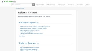 Referral Partners | Infusionsoft Pro