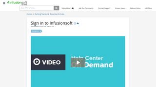 Sign in to Infusionsoft | Infusionsoft Pro - Classic Infusionsoft