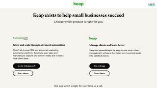 Infusionsoft Is Now Keap. Get Organized. Get the Job. Get Paid.