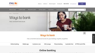 Internet Banking with ING