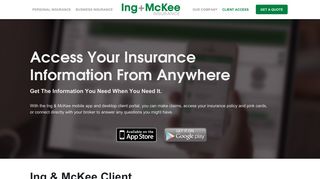 Online Client Portal | Ing & McKee: Alberta Insurance Brokers