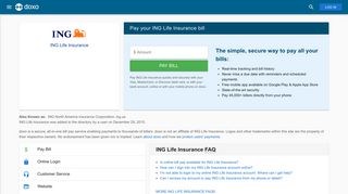 ING Life Insurance: Login, Bill Pay, Customer Service and Care Sign-In