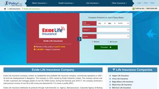 Exide Life Insurance - Reviews, Renewal & Premium Details