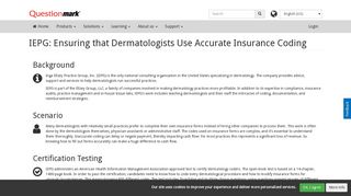 IEPG: Ensuring that Dermatologists Use Accurate Insurance Coding ...
