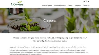 Careers – InGenesis