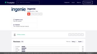 ingenie Reviews | Read Customer Service Reviews of ingenie.co.uk