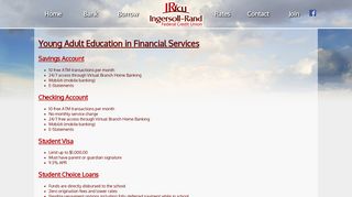 Student Financial | Ingersoll Rand FCU - Athens, PA