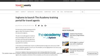 Inghams to launch The Academy training portal for travel agents ...