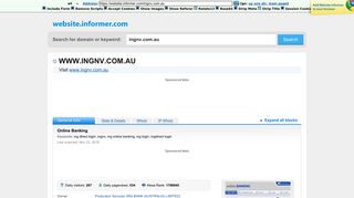 ingnv.com.au at WI. Online Banking