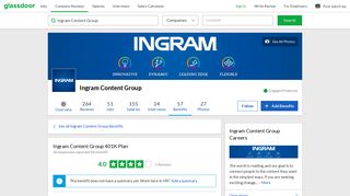 Ingram Content Group Employee Benefit: 401K Plan | Glassdoor