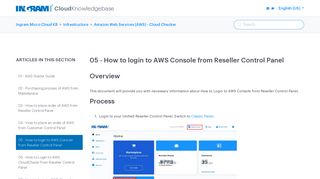 05 - How to login to AWS Console from Reseller Control Panel ...