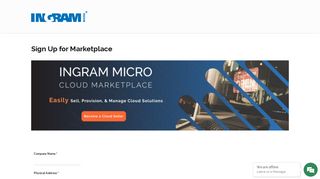 Sign Up for Marketplace - Ingram Micro Cloud META