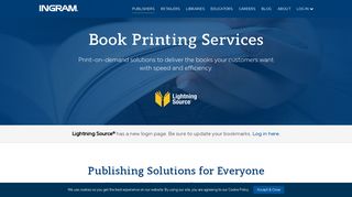 Lightning Source - Book Printing Services for Publishers | Ingram ...