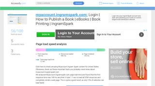 Access myaccount.ingramspark.com. Login | How to Publish a Book ...