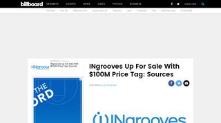 INgrooves Up For Sale With $100M Price Tag: Sources | Billboard